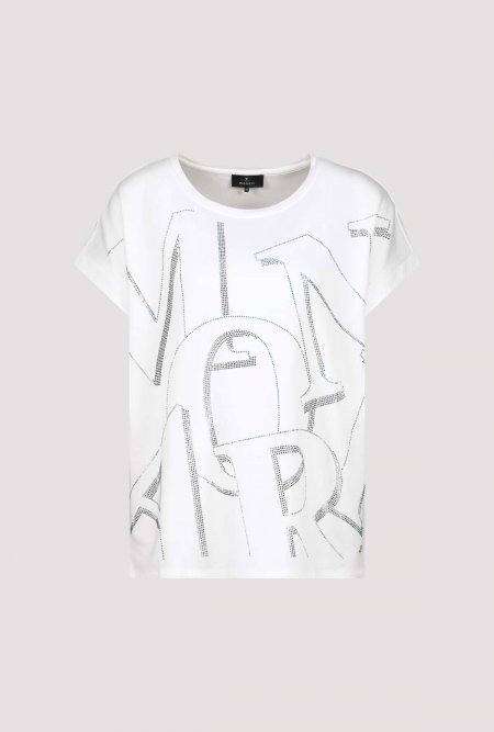 Camiseta con letras de strass MONARI - Imagen 6