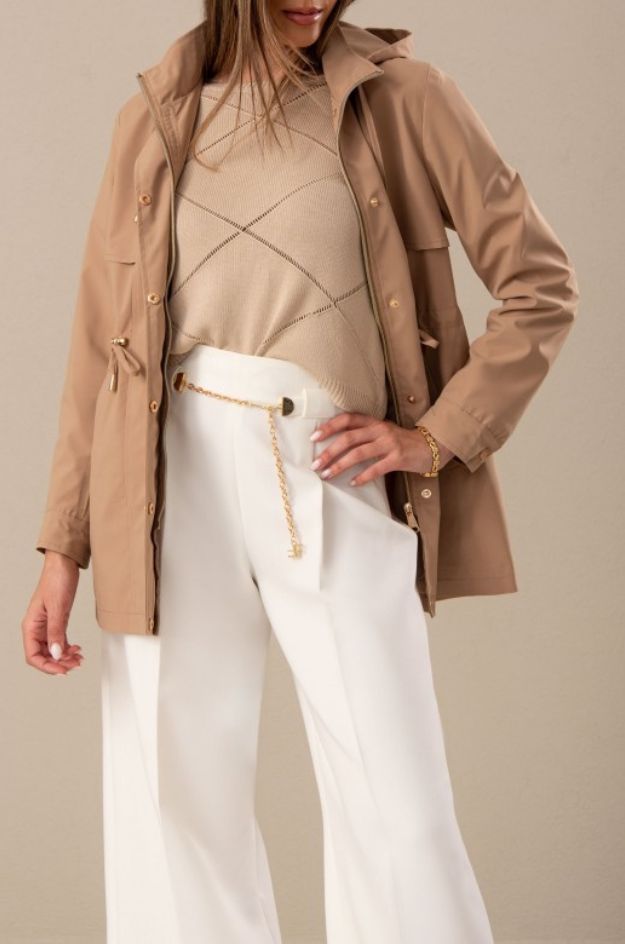 Parka con capucha y cintura ajustable - Ferrache - Imagen 2