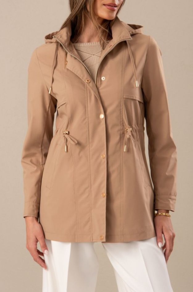 Parka con capucha y cintura ajustable - Ferrache - Imagen 3