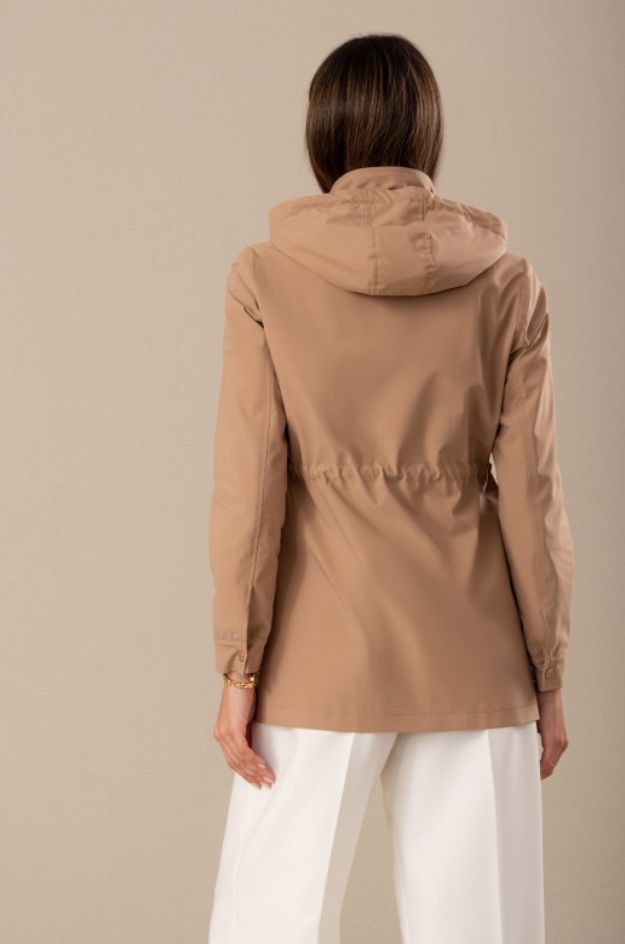 Parka con capucha y cintura ajustable - Ferrache - Imagen 4