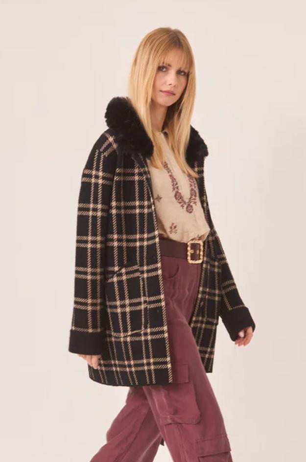 Abrigo de cuadros - Nekane