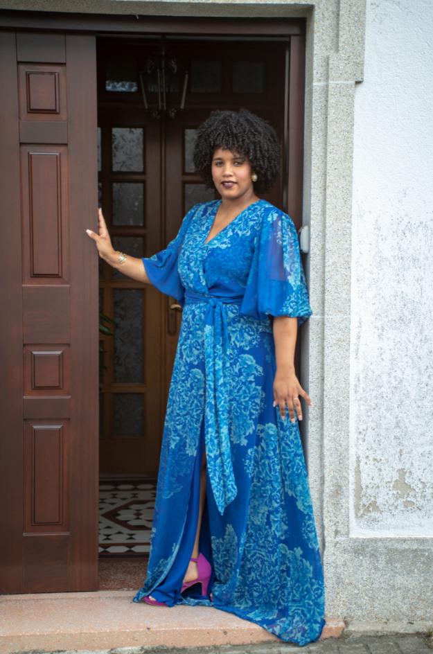 Vestido gasa - Neblak - Imagen 6