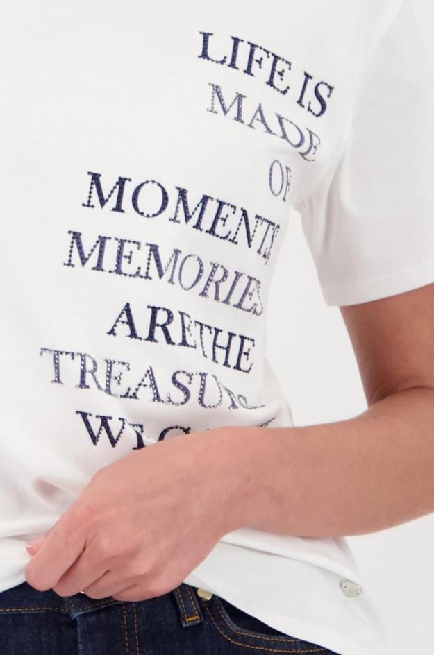 Camiseta blanca - Monari - Imagen 3