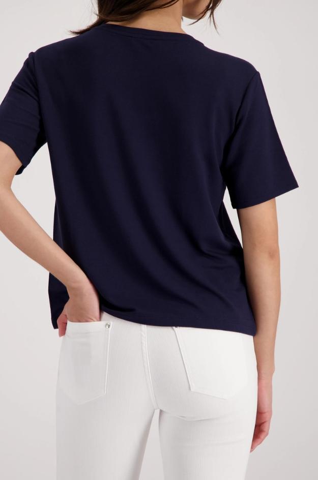 Camiseta azul marino - Monari - Imagen 5