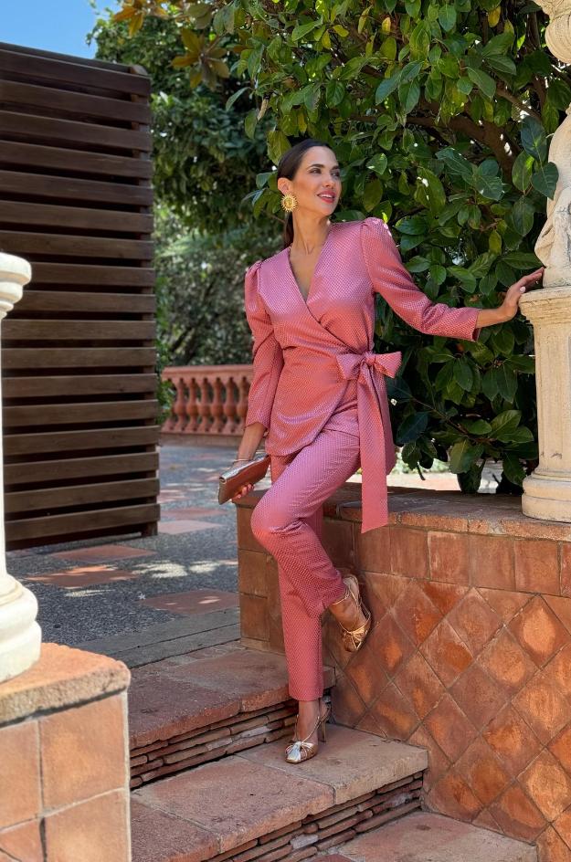 Traje jackard - Neblak