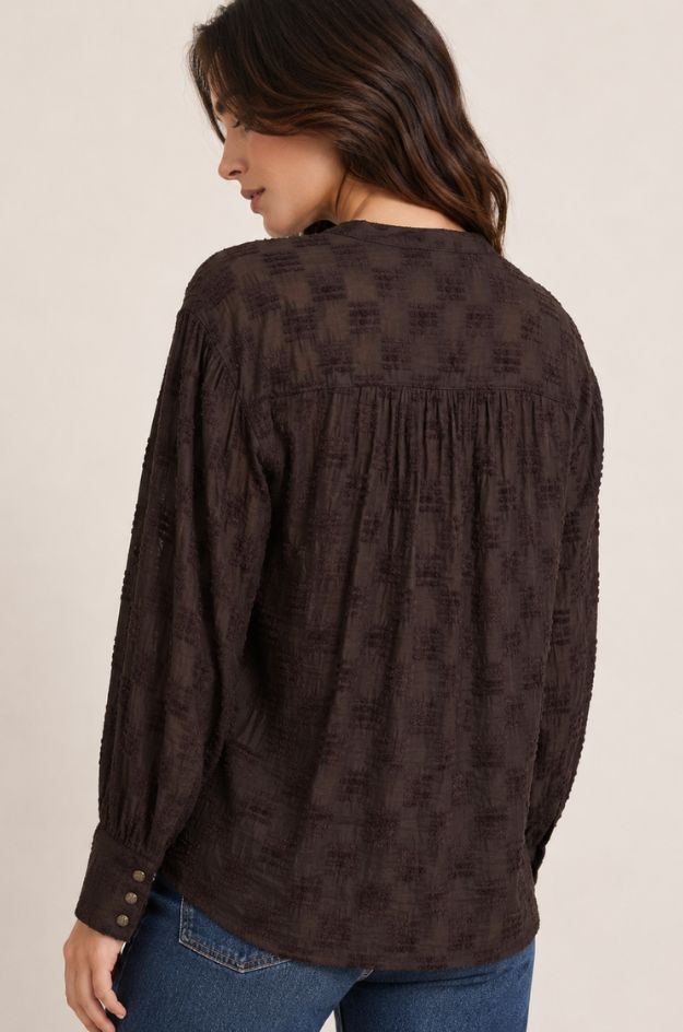 Blusa Aidana chocolate - Bariloche - Imagen 2