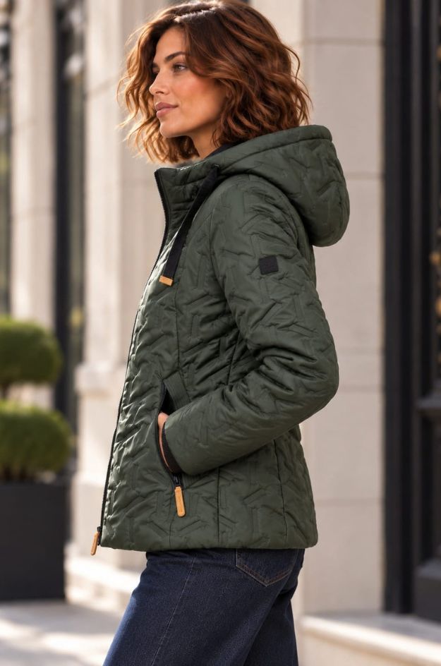 Chaqueta acolchada trufa- District - Imagen 3