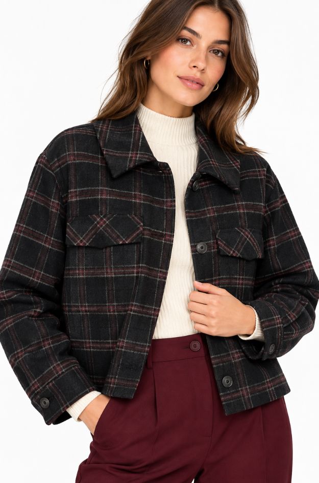 Chaqueta cuadros - Andam