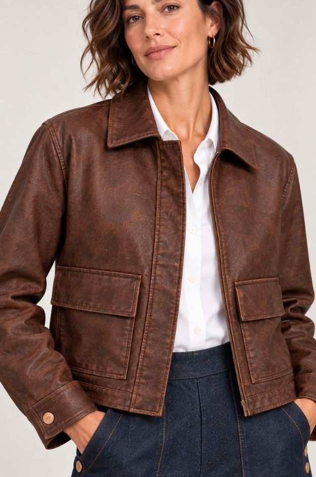 Chaqueta ecopiel - Andam