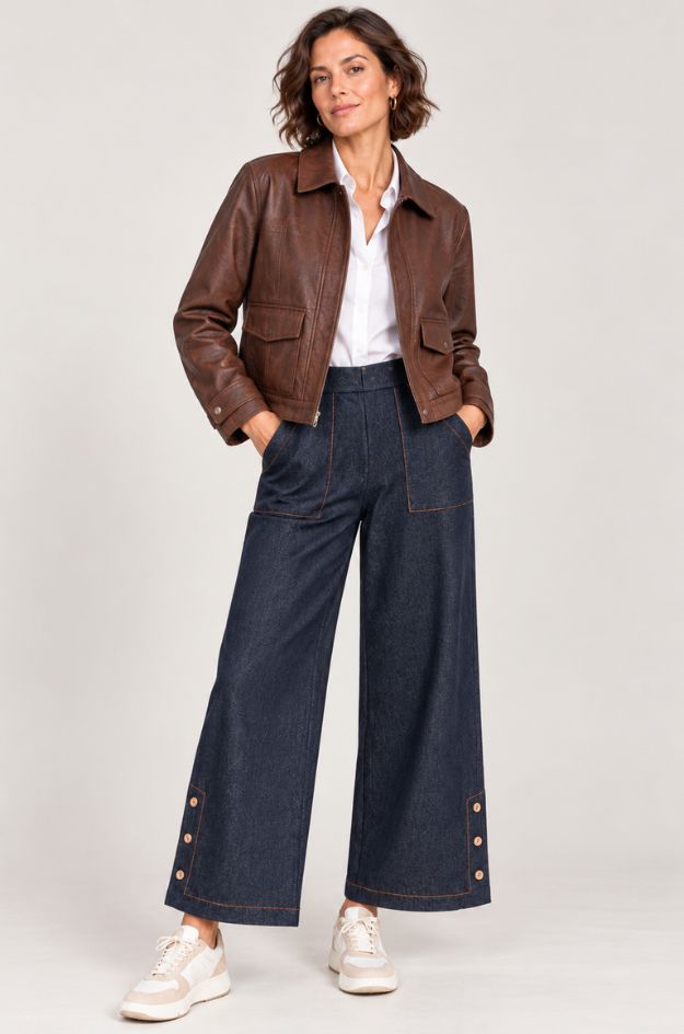 Chaqueta ecopiel - Andam - Imagen 4