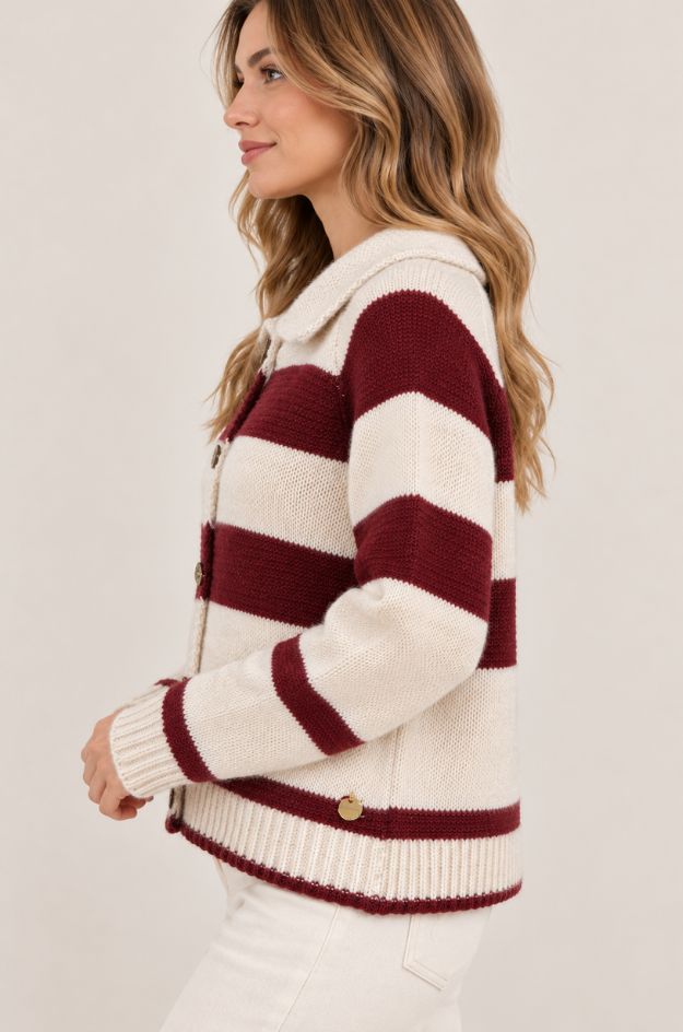 Chaqueta rayas - Lemaille - Imagen 4