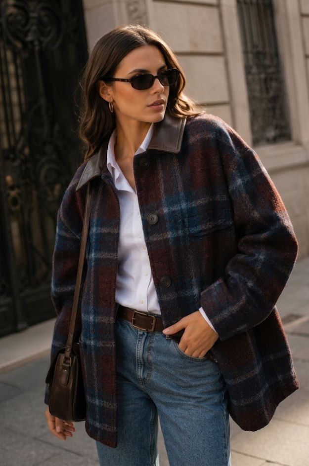 Chaquetón cuadros - Dixie