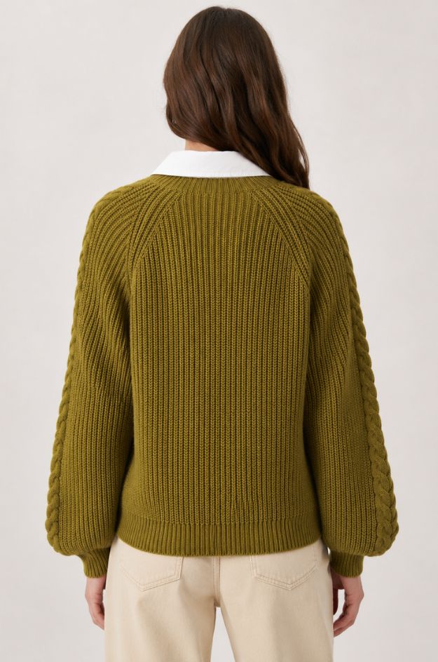Jersey con cuello camisa - Lemaille - Imagen 2