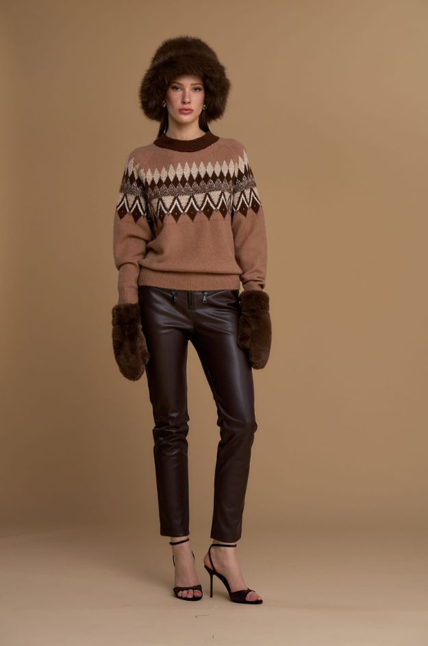 Jersey jacquard de rombos - Nosecrets - Imagen 2