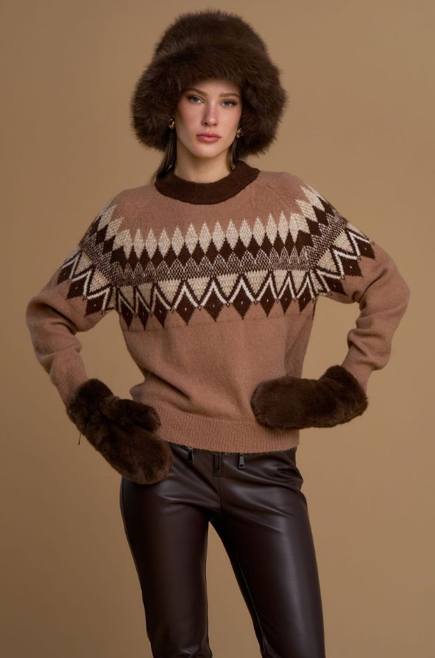 Jersey jacquard de rombos - Nosecrets