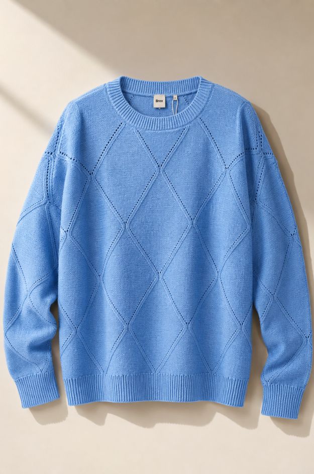 Jersey Lisa de punto calado con rombos - Brax - Imagen 3