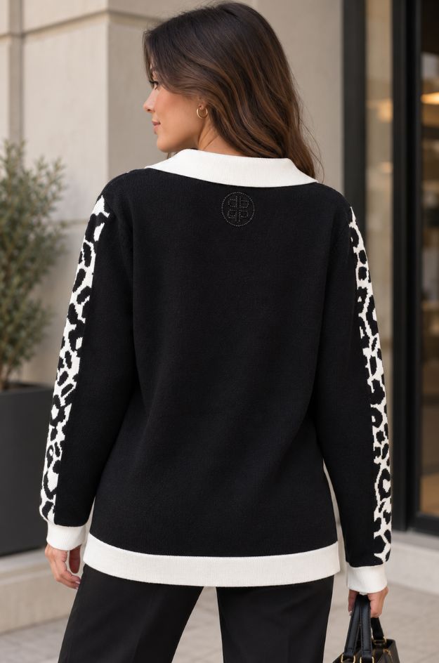 Jersey negro print - Passioni - Imagen 2