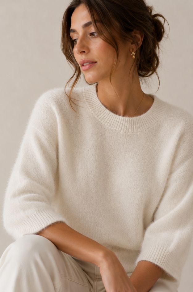 Jersey noemi de hilo feather crudo _ Brax