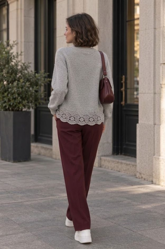 Jersey con encaje - Markup - Imagen 2