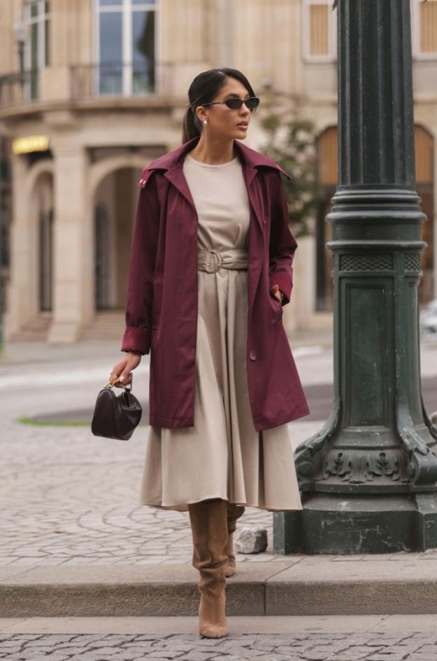 Parka midi impermeable con capucha - Ferrache
