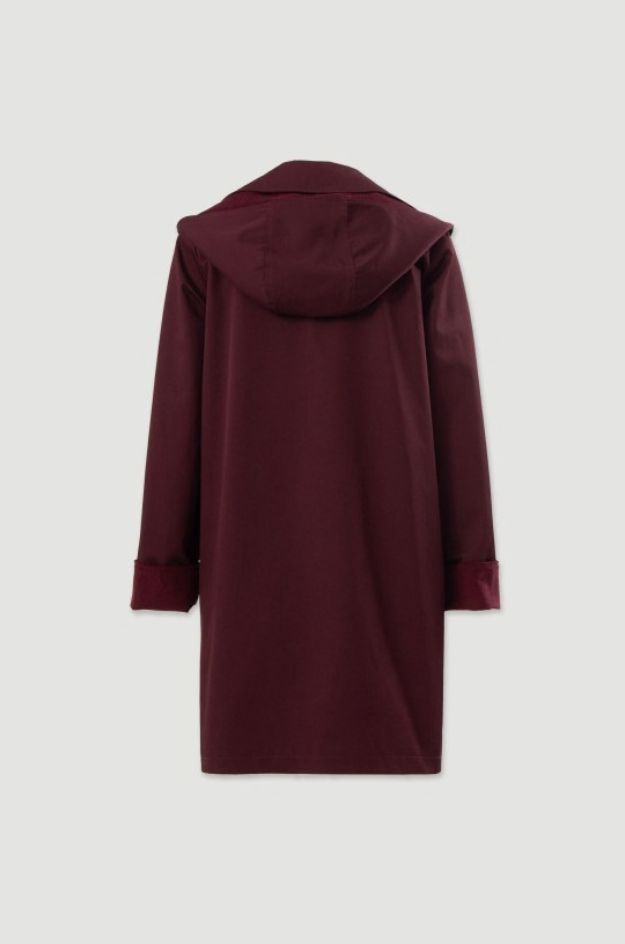 Parka midi impermeable con capucha - Ferrache - Imagen 2