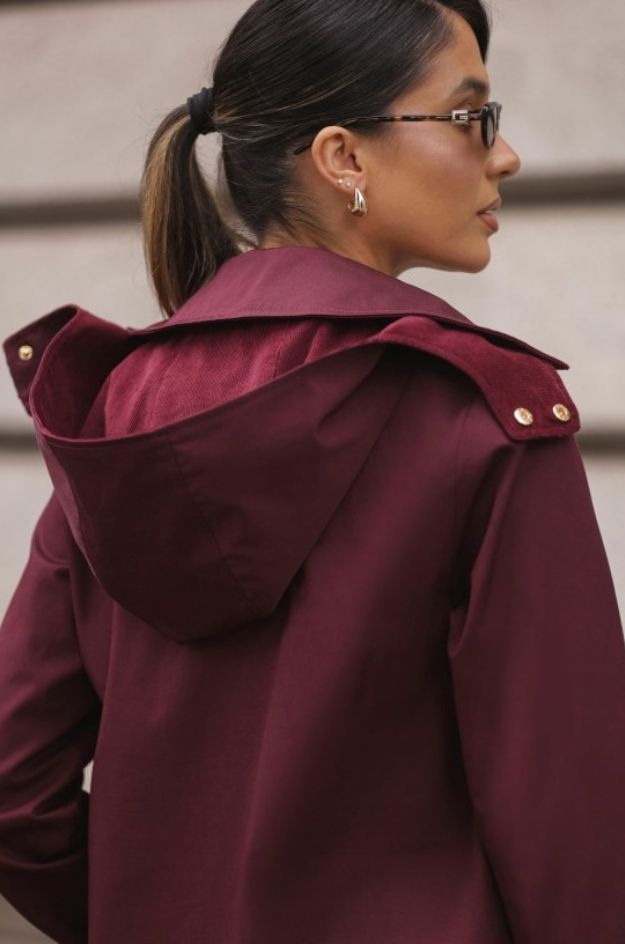 Parka midi impermeable con capucha - Ferrache - Imagen 3