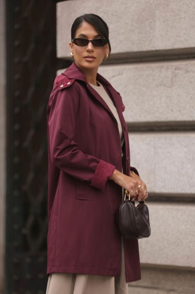 Parka midi impermeable con capucha - Ferrache - Imagen 5