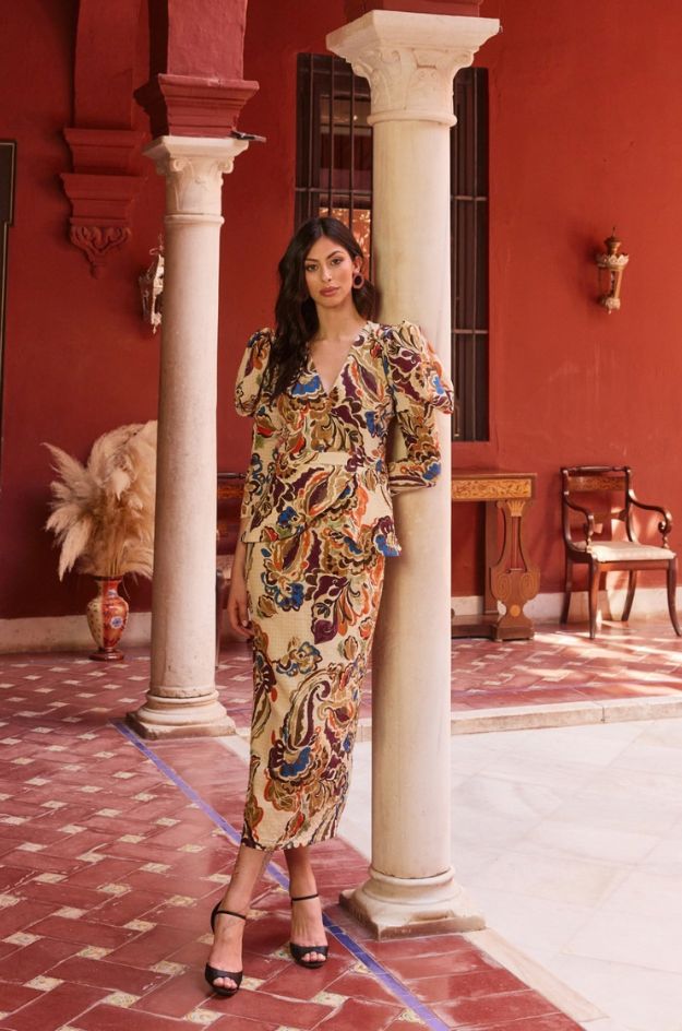 Vestido peplum - Magnolia Kobus