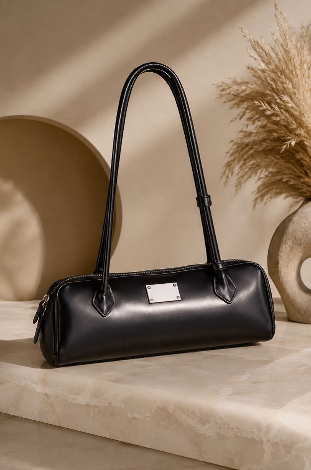 Bolso baguette negro - Nosecrets