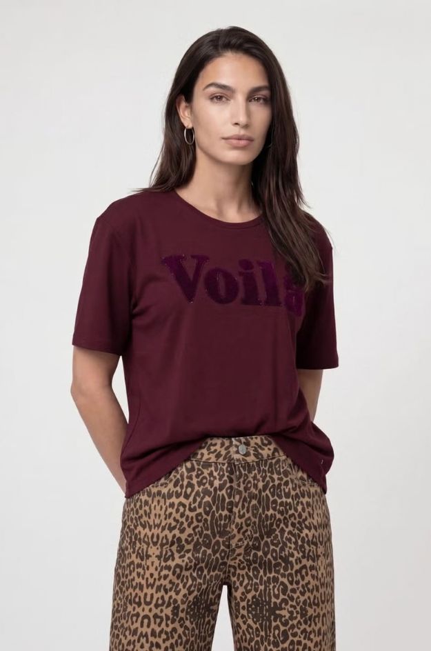 Camiseta burdeos - Monari