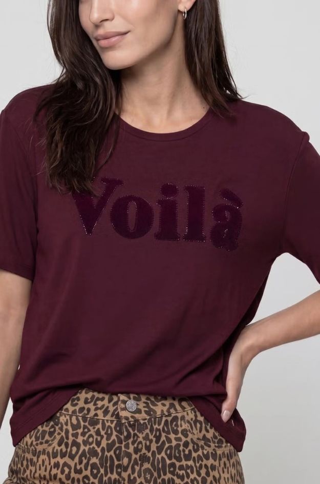 Camiseta burdeos - Monari - Imagen 2