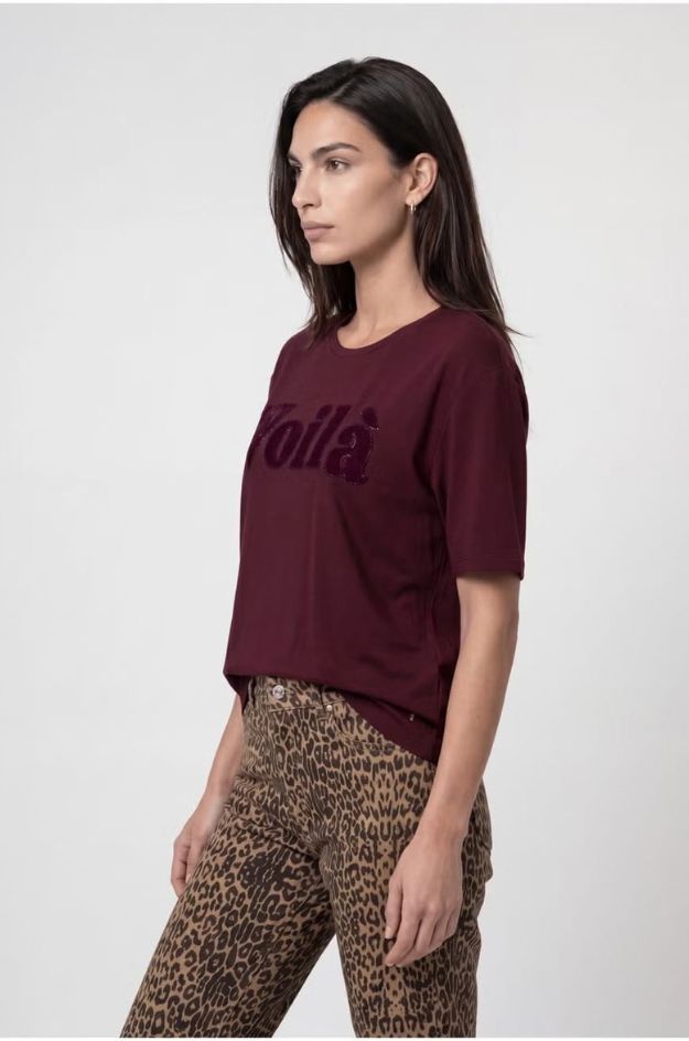 Camiseta burdeos - Monari - Imagen 3