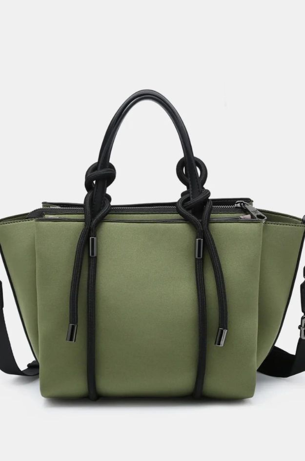 Bolso de mano 262390 verde kaki con bandolera - Pepe Moll - Imagen 2