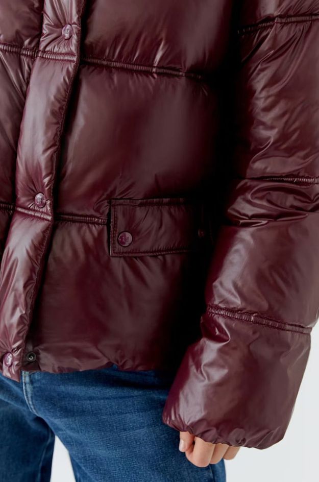 Chaqueta acolchada zarzamora con acabado brillante Ultra Warm - Oui - Imagen 3