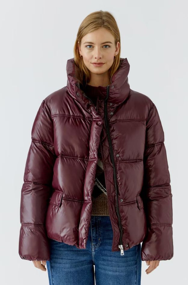 Chaqueta acolchada zarzamora con acabado brillante Ultra Warm - Oui - Imagen 4