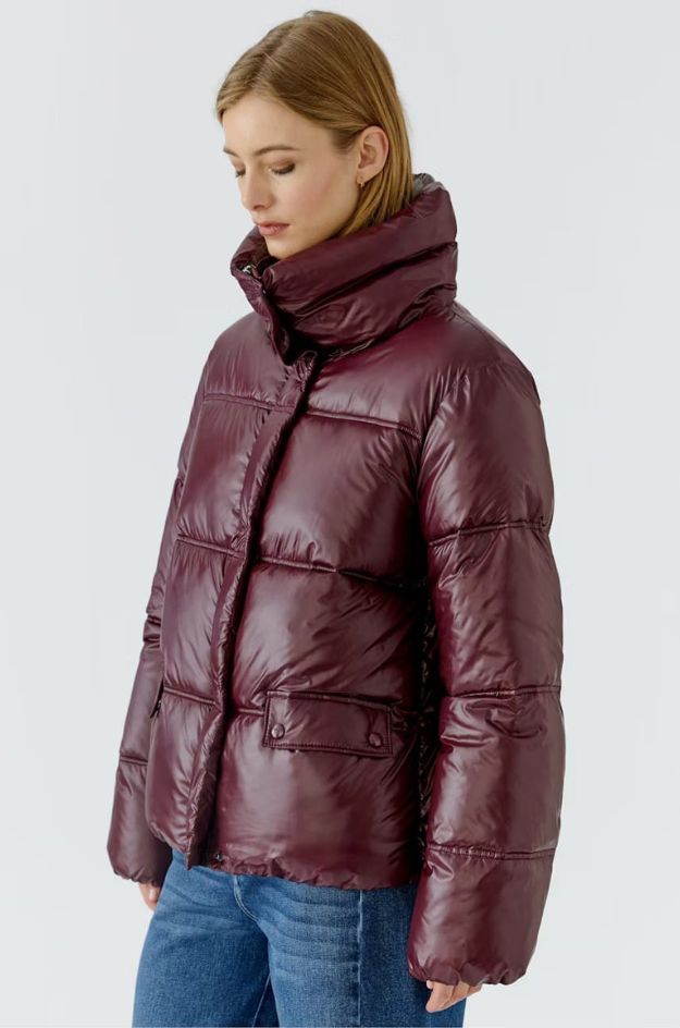 Chaqueta acolchada zarzamora con acabado brillante Ultra Warm - Oui - Imagen 5