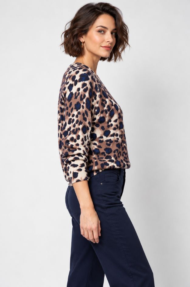 Jersey print leopardo - Monari - Imagen 2