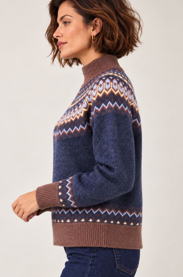 Jersey jacquard cuello perkins - Md´M - Imagen 3
